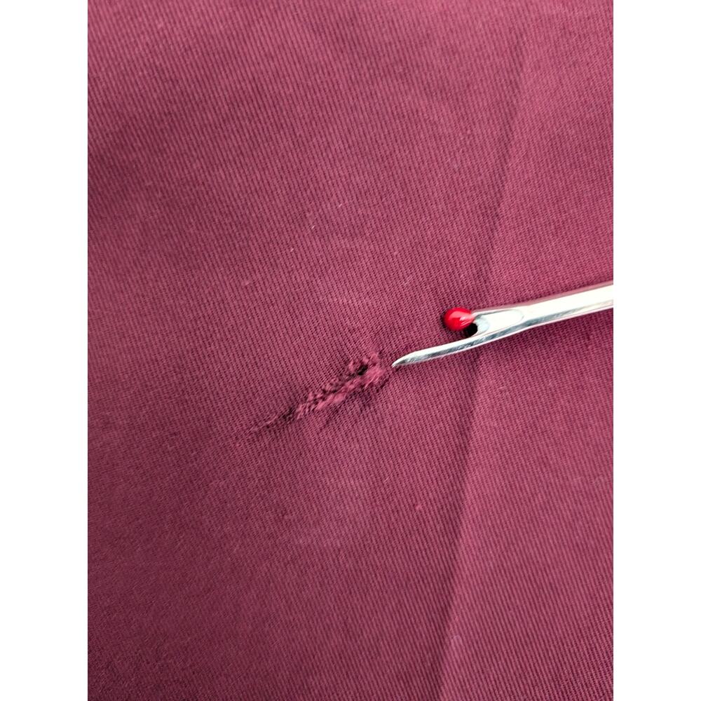 Incotex NWT Royal Batavia Chinos Plum Size 50 (US 34) Slim Fit Cotton Flaws $395 - Picture 10 of 10